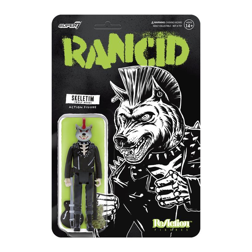 RANCID REACTION FIGURE WAVE 3 'SKELETIM' WOLF HEAD